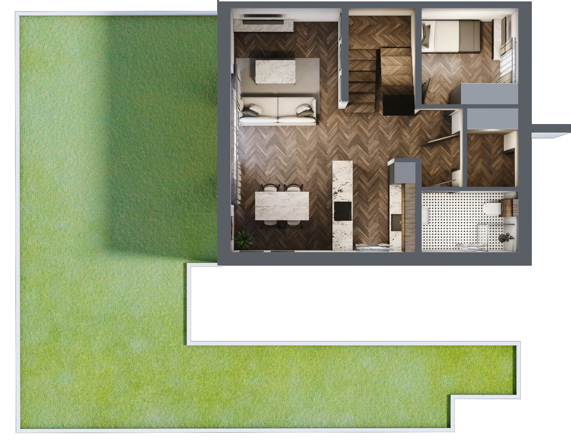 Dom 102,58 m², oferta nr A.13.1, Pustynna 51, Łódź, Górna, ul. Pustynna 51