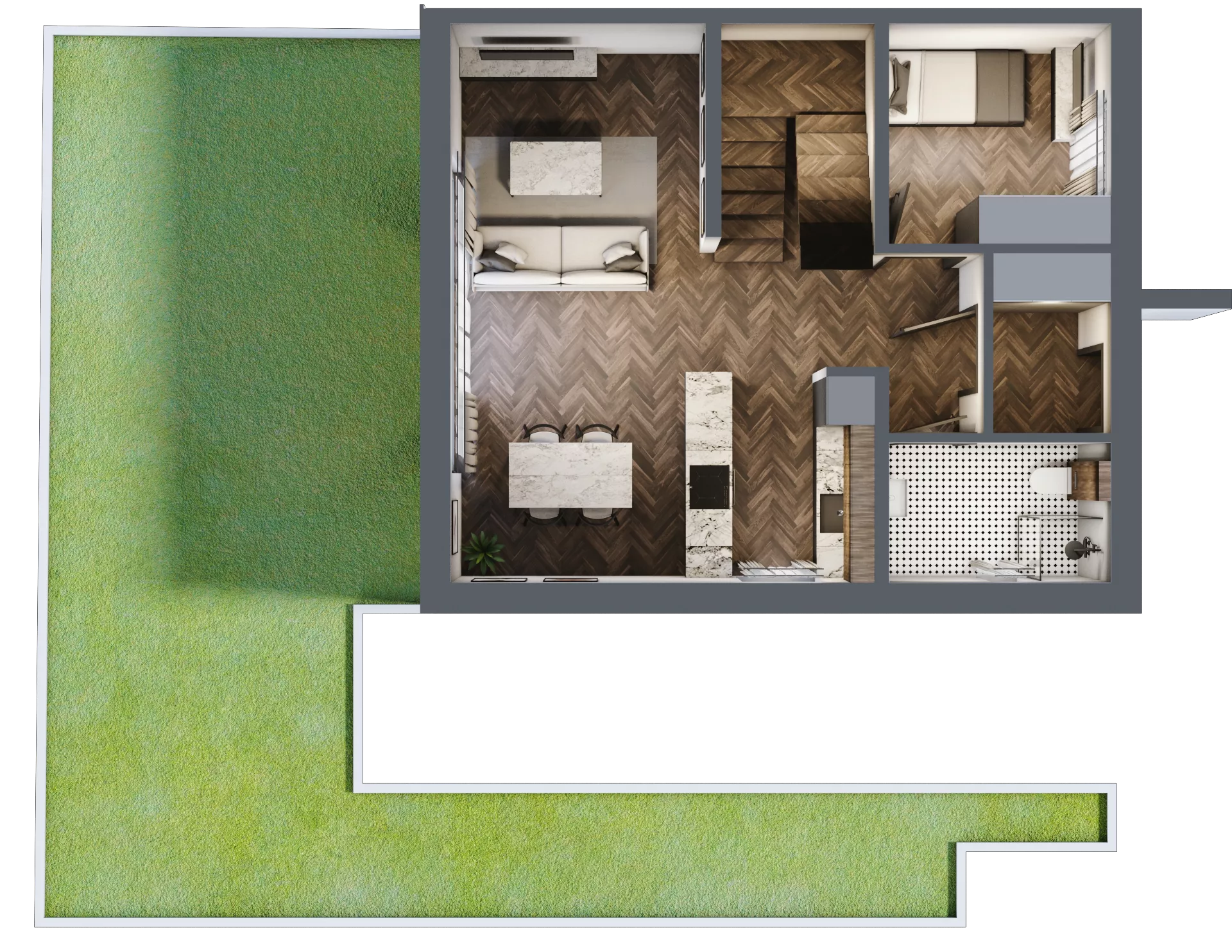 Dom 102,58 m², oferta nr A.1.1, Pustynna 51, Łódź, Górna, ul. Pustynna 51