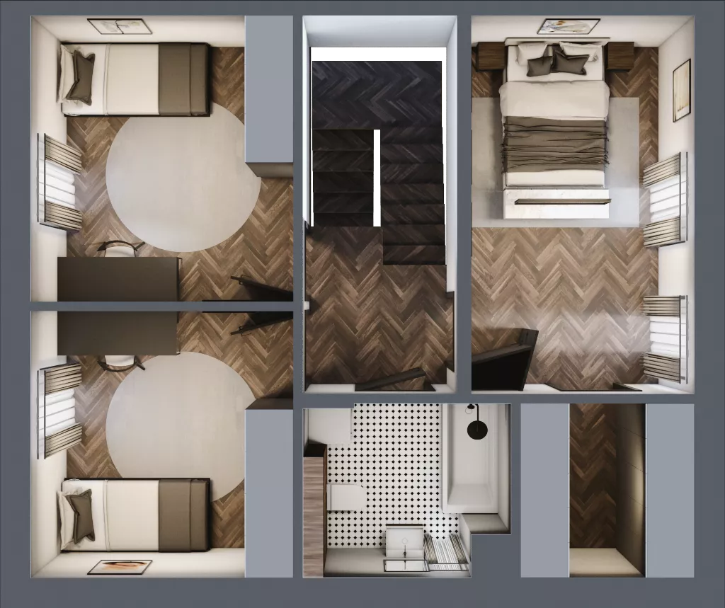 Dom 102,58 m², oferta nr A.1.1, Pustynna 51, Łódź, Górna, ul. Pustynna 51