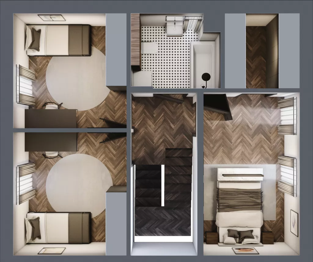 Dom 102,58 m², oferta nr A.6.2, Pustynna 51, Łódź, Górna, ul. Pustynna 51