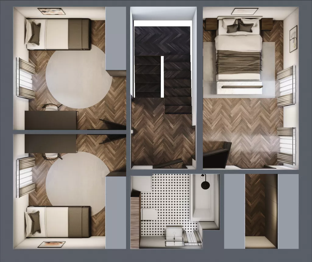 Dom 102,58 m², oferta nr A.9.1, Pustynna 51, Łódź, Górna, ul. Pustynna 51