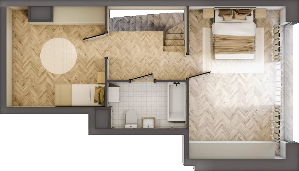 3 pokoje, apartament 70,02 m², piętro 2, oferta nr 78, Marina Residence Puck, Puck, ul. Aleja Lipowa 4