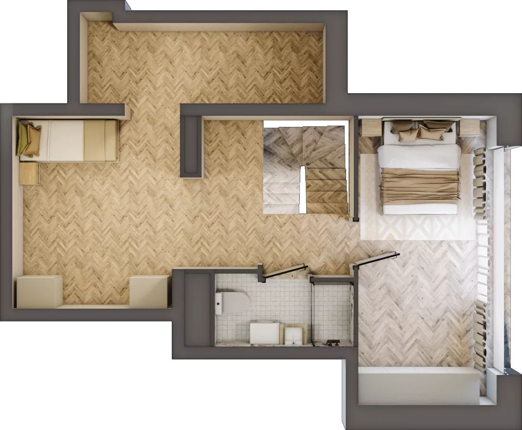 2 pokoje, apartament 59,95 m², piętro 2, oferta nr 20, Marina Residence Puck, Puck, ul. Aleja Lipowa 4