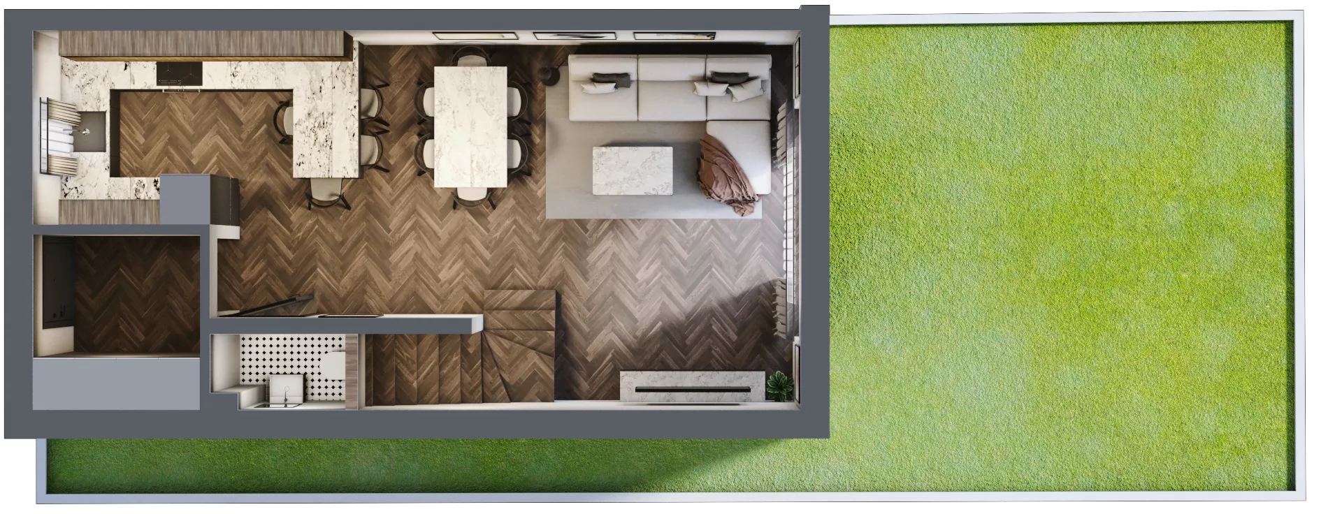 Dom 76,66 m², oferta nr 13/2, Żerkowicka Park, Opole, Bierkowice, ul. Żerkowicka