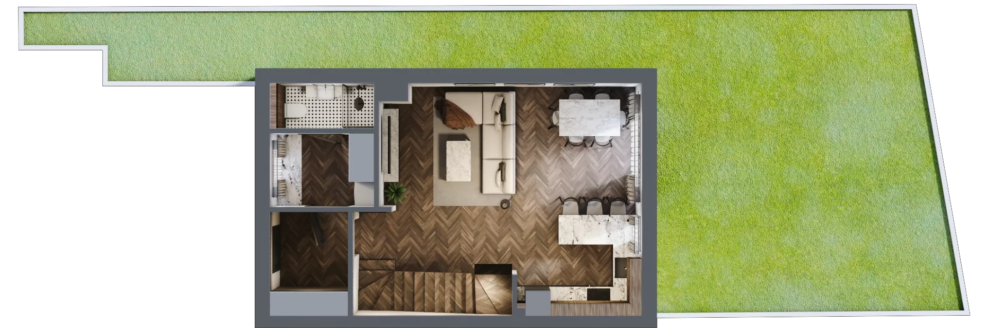 Dom 92,42 m², oferta nr 21/1, Żerkowicka Park, Opole, Bierkowice, ul. Żerkowicka