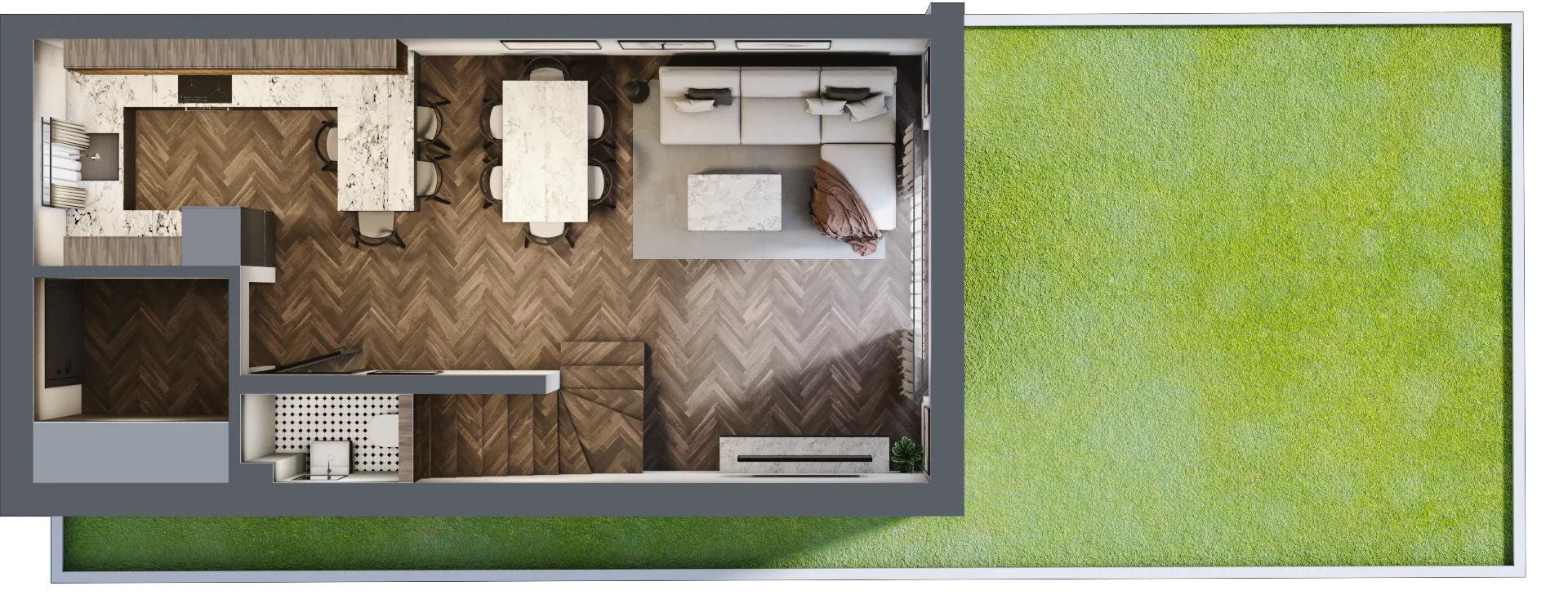 Dom 76,66 m², oferta nr 14/2, Żerkowicka Park, Opole, Bierkowice, ul. Żerkowicka