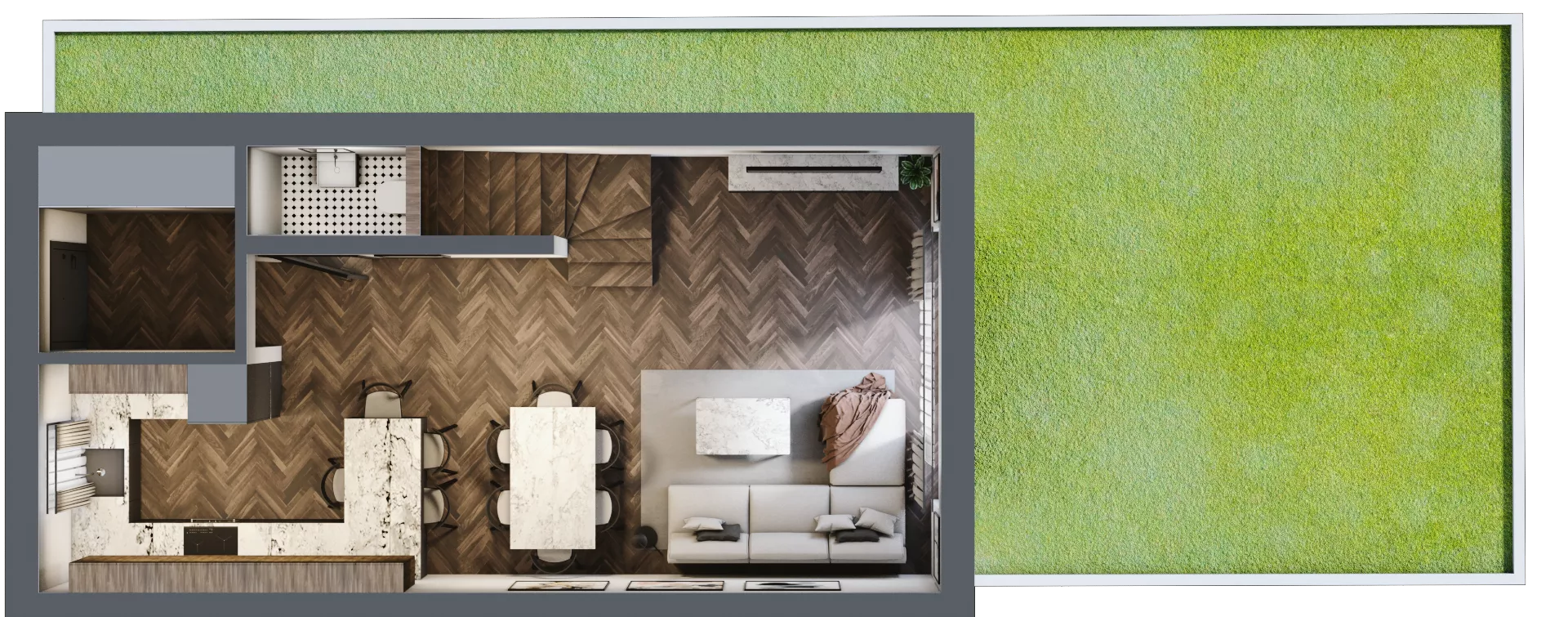 Dom 76,66 m², oferta nr 16/1, Żerkowicka Park, Opole, Bierkowice, ul. Żerkowicka
