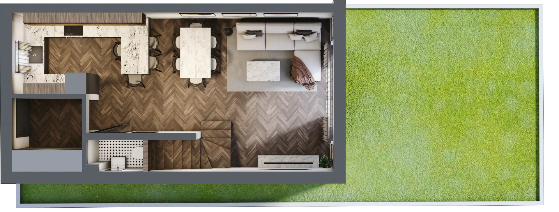 Dom 76,66 m², oferta nr 15/2, Żerkowicka Park, Opole, Bierkowice, ul. Żerkowicka