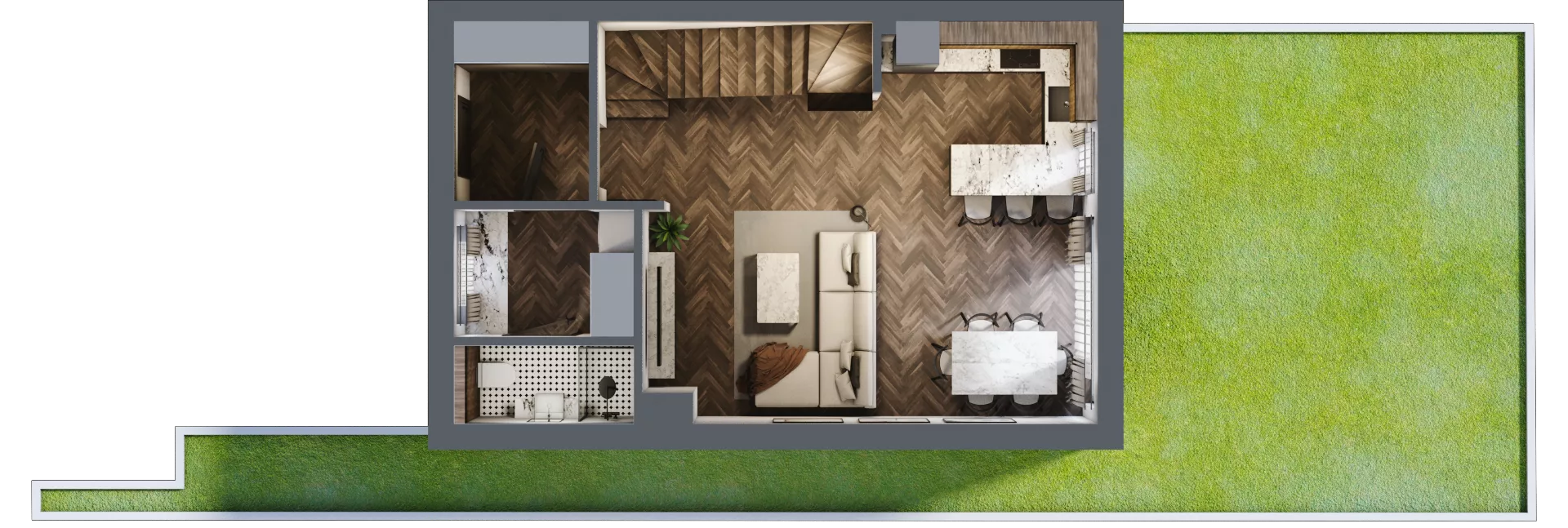 Dom 92,42 m², oferta nr 6/2, Żerkowicka Park, Opole, Bierkowice, ul. Żerkowicka