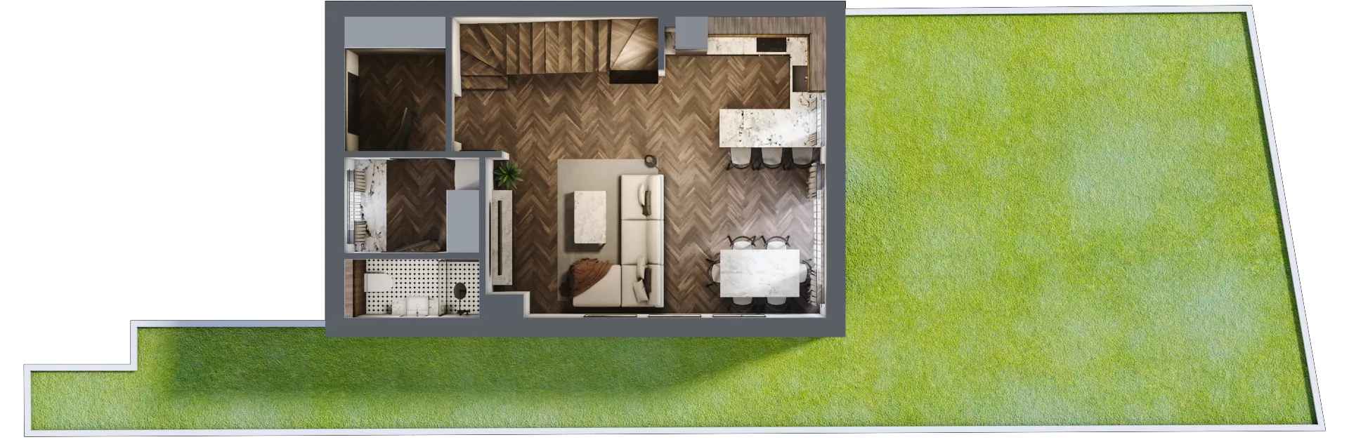 Dom 92,42 m², oferta nr 21/2, Żerkowicka Park, Opole, Bierkowice, ul. Żerkowicka