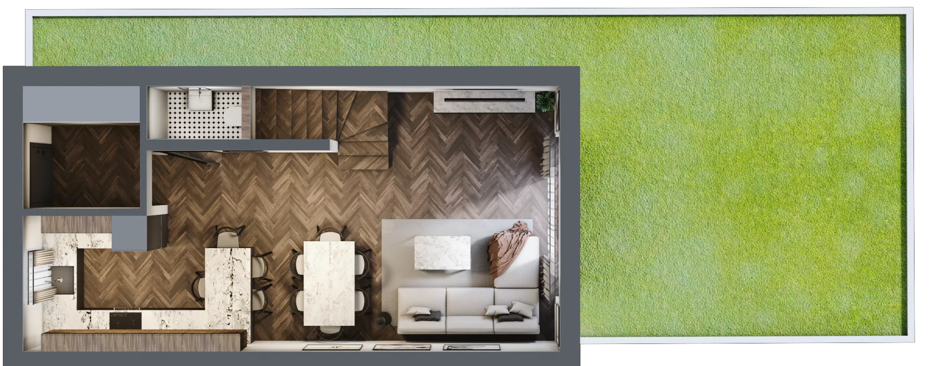 Dom 76,66 m², oferta nr 14/1, Żerkowicka Park, Opole, Bierkowice, ul. Żerkowicka