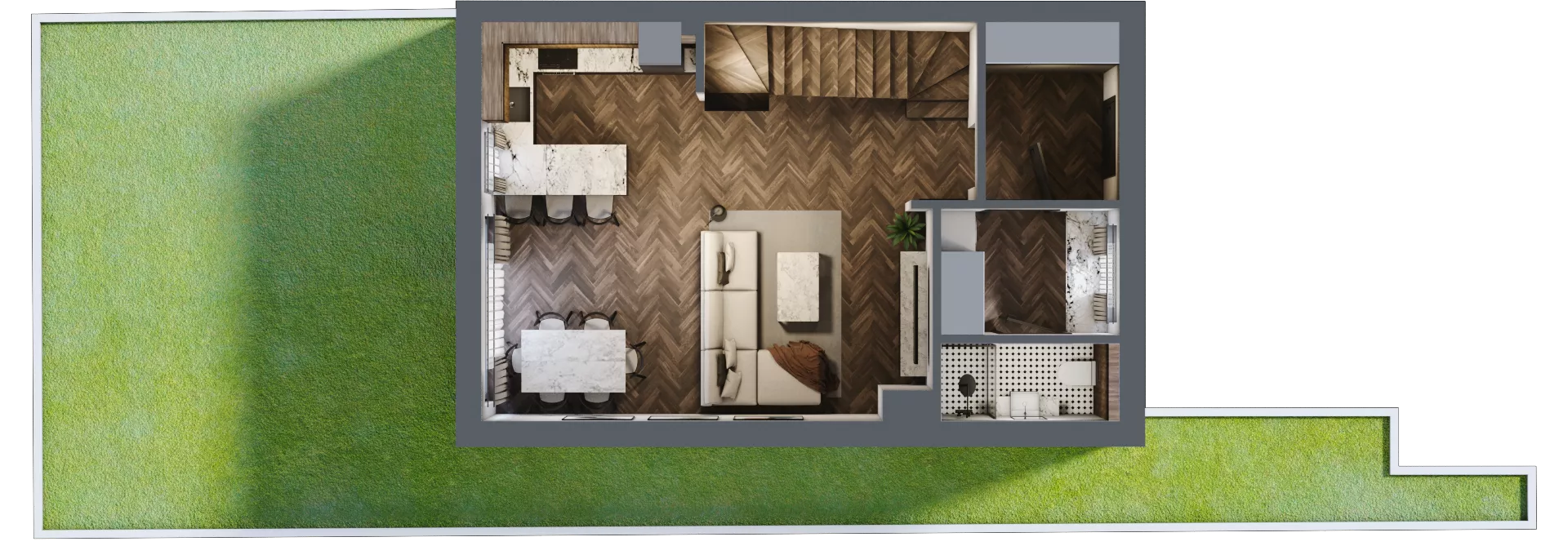 Dom 92,42 m², oferta nr 17/2, Żerkowicka Park, Opole, Bierkowice, ul. Żerkowicka