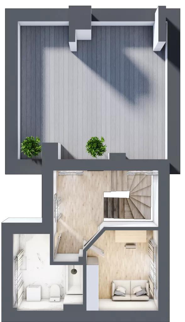 Dom 149,60 m², oferta nr A1, Osiedle Stare Gliwice, Gliwice, Stare Gliwice, ul. Wiejska 35-37