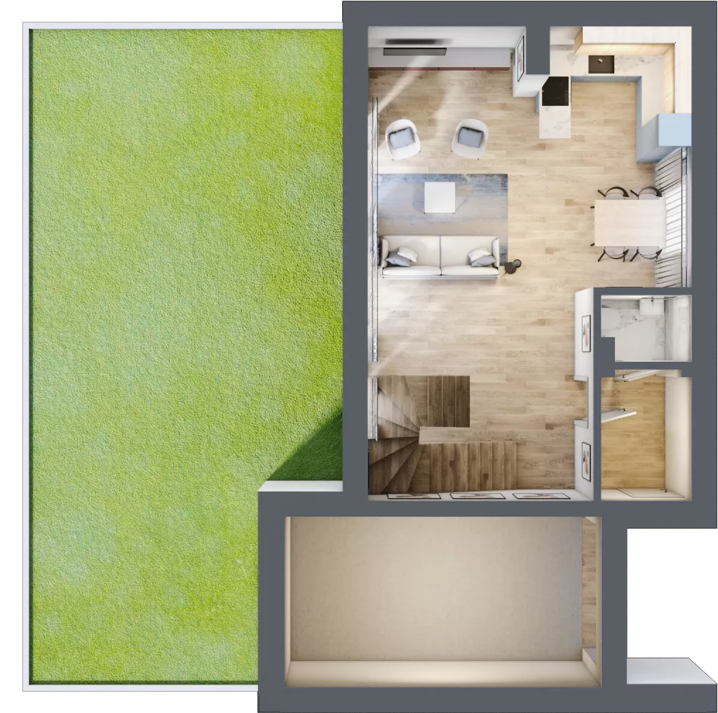 Dom 146,94 m², oferta nr A11, Osiedle Stare Gliwice, Gliwice, Stare Gliwice, ul. Wiejska 35-37