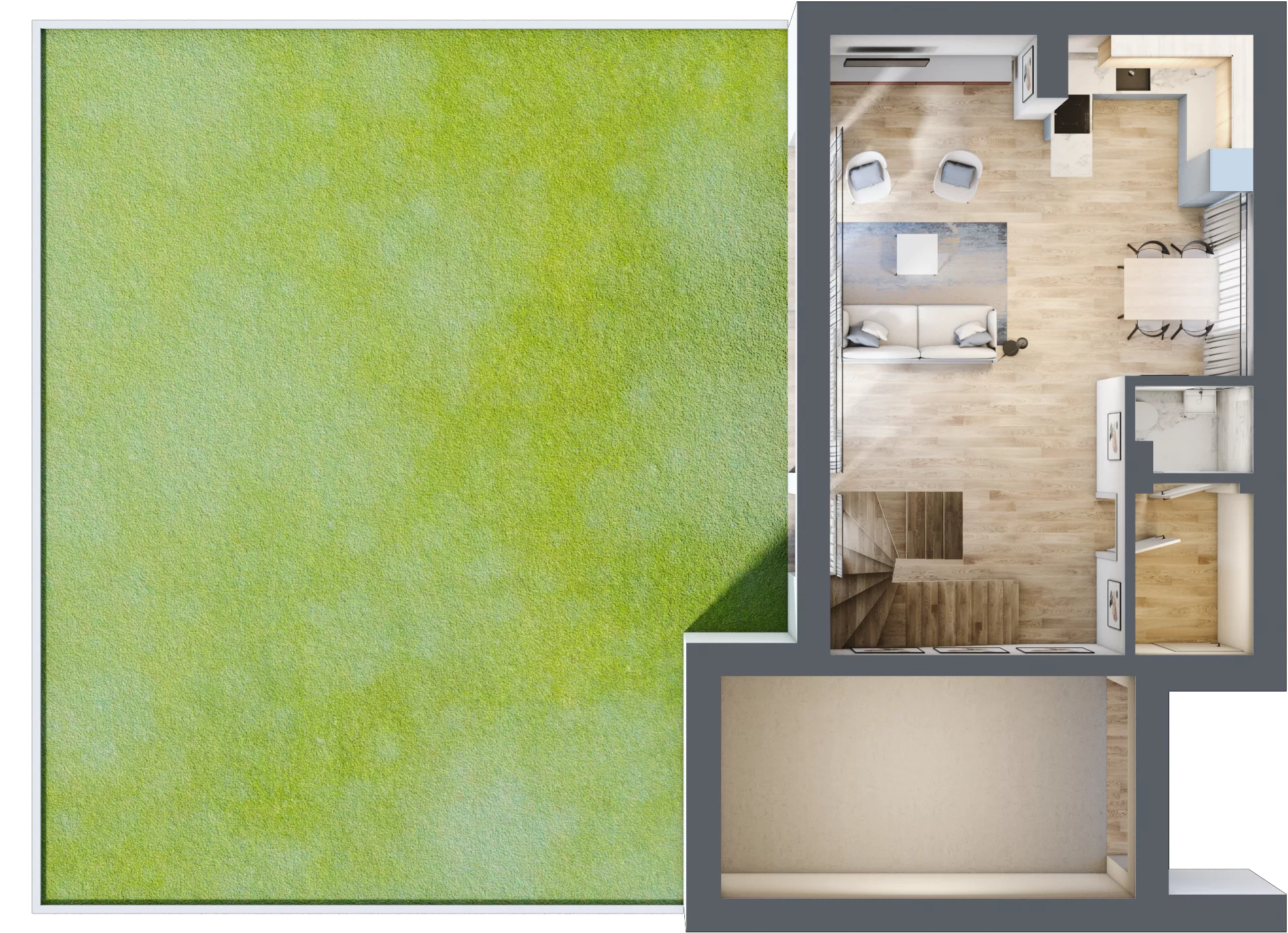 Dom 147,00 m², oferta nr A13, Osiedle Stare Gliwice, Gliwice, Stare Gliwice, ul. Wiejska 35-37