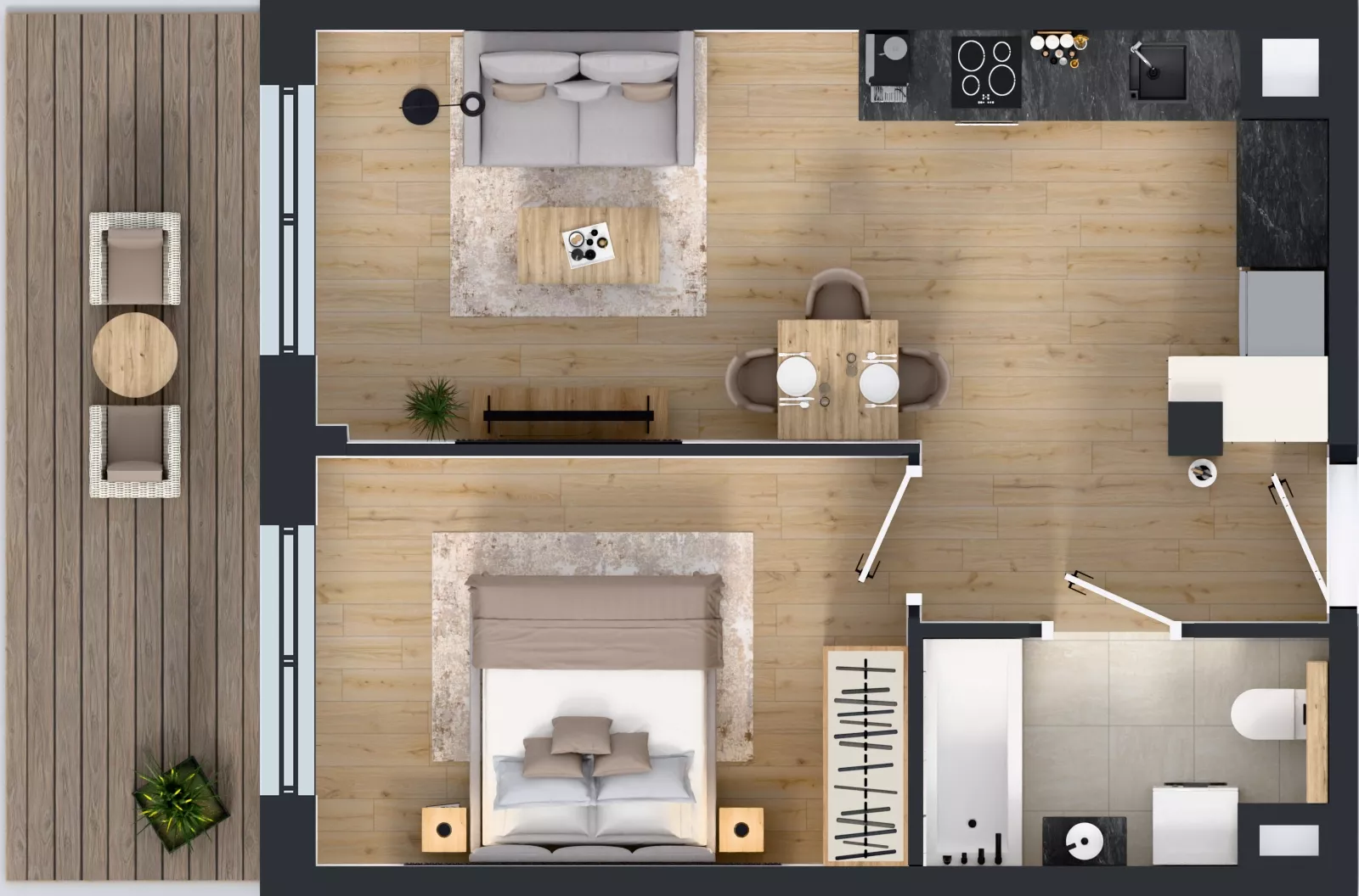 2 pokoje, mieszkanie 40,31 m², piętro 1, oferta nr M-11, Westo Wola, Warszawa, Wola, Odolany, ul. Jana Kazimierza 72