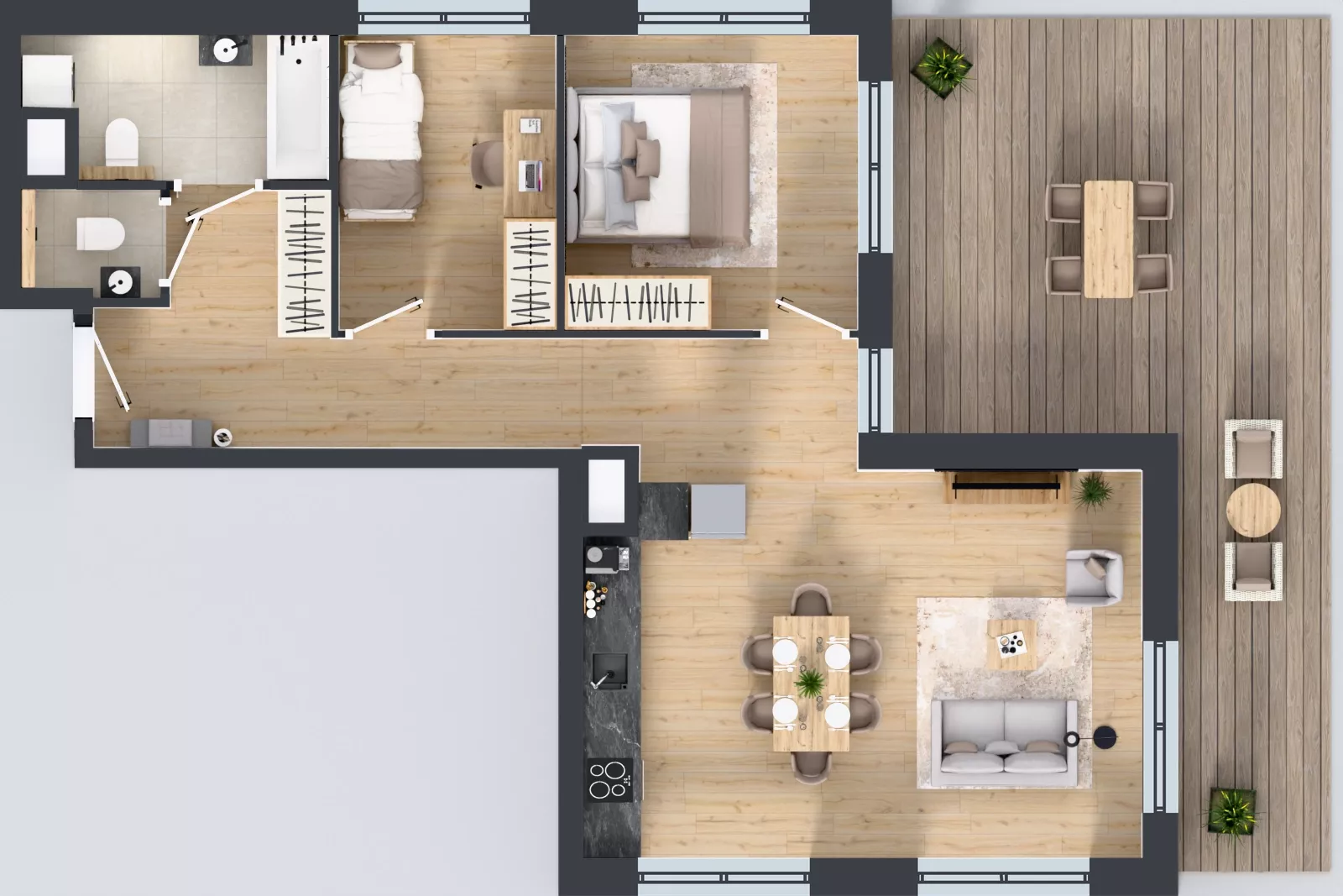 3 pokoje, mieszkanie 65,84 m², piętro 5, oferta nr M-31, Westo Wola, Warszawa, Wola, Odolany, ul. Jana Kazimierza 72