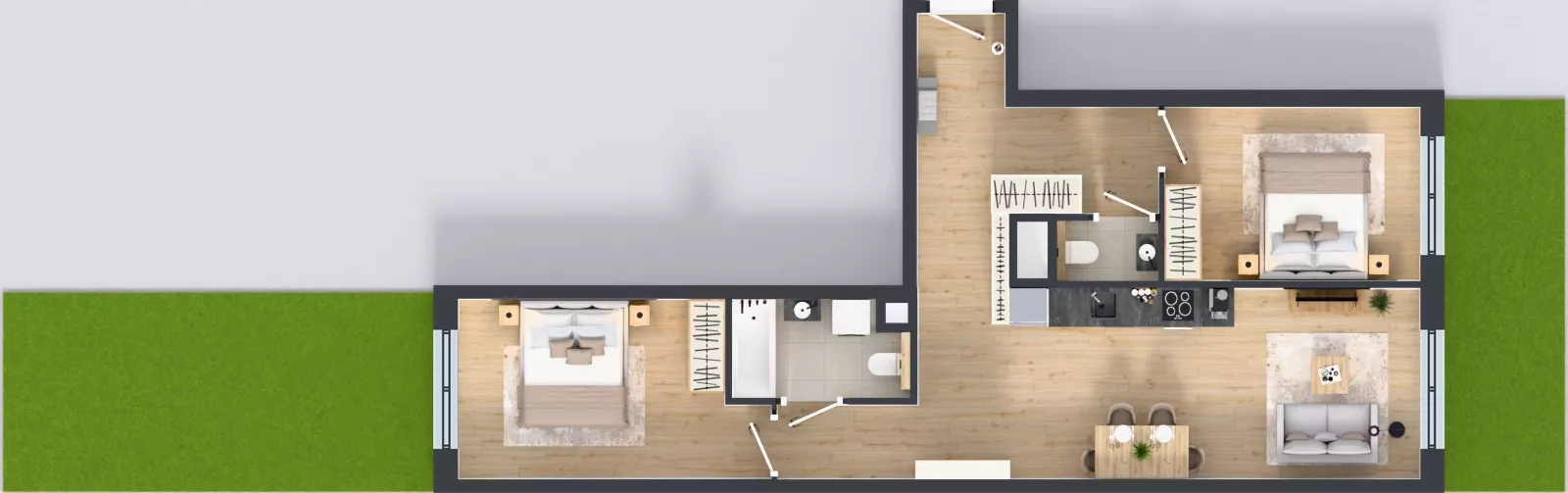 3 pokoje, mieszkanie 68,52 m², parter, oferta nr M-45, Westo Wola, Warszawa, Wola, Odolany, ul. Jana Kazimierza 72