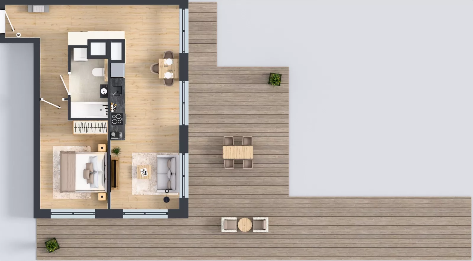 2 pokoje, mieszkanie 51,62 m², piętro 3, oferta nr M-65, Westo Wola, Warszawa, Wola, Odolany, ul. Jana Kazimierza 72