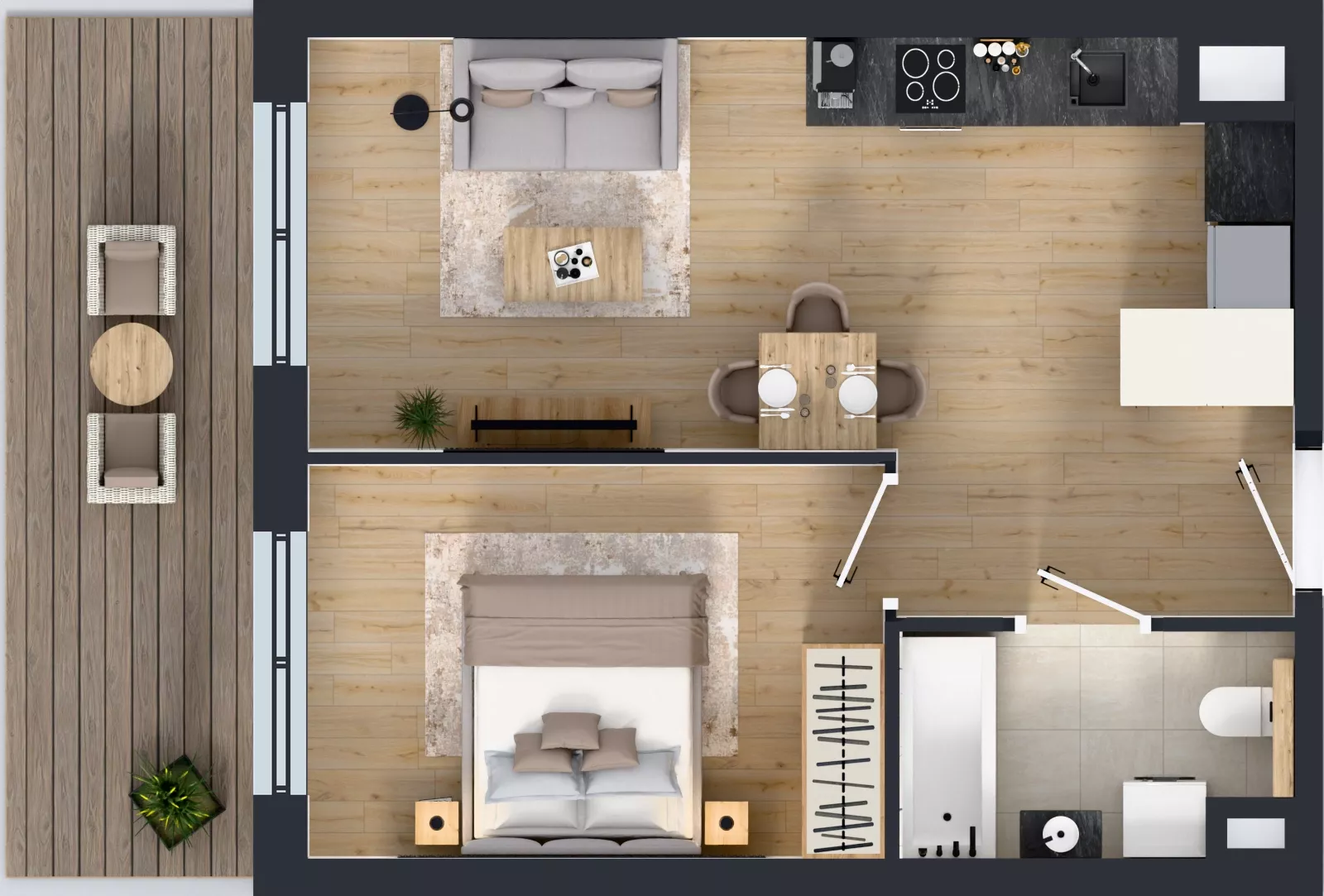 2 pokoje, mieszkanie 40,64 m², piętro 4, oferta nr M-76, Westo Wola, Warszawa, Wola, Odolany, ul. Jana Kazimierza 72
