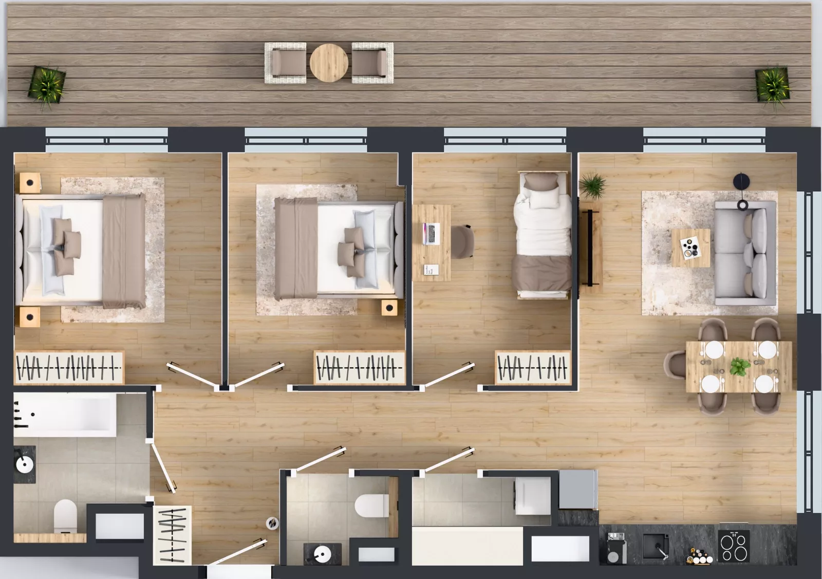 4 pokoje, mieszkanie 73,20 m², piętro 6, oferta nr M-90, Westo Wola, Warszawa, Wola, Odolany, ul. Jana Kazimierza 72