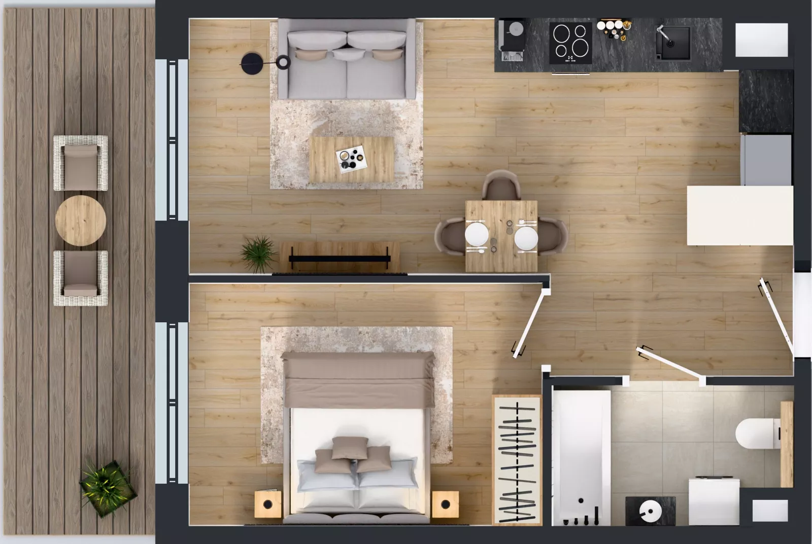 2 pokoje, mieszkanie 41,05 m², piętro 8, oferta nr M-112, Westo Wola, Warszawa, Wola, Odolany, ul. Jana Kazimierza 72