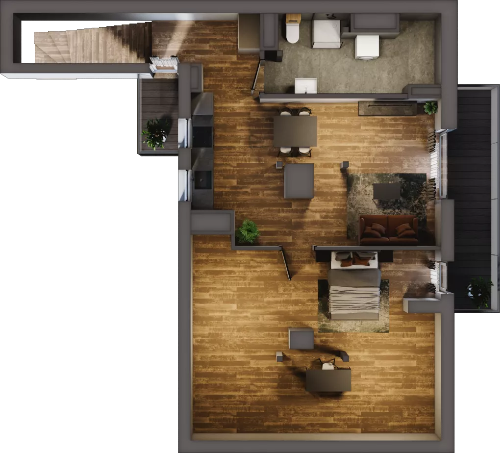 2 pokoje, mieszkanie 55,07 m², piętro 3, oferta nr 13, Koncept H8, Warszawa, Targówek, Targówek Mieszkaniowy, ul. Hodowlana 8
