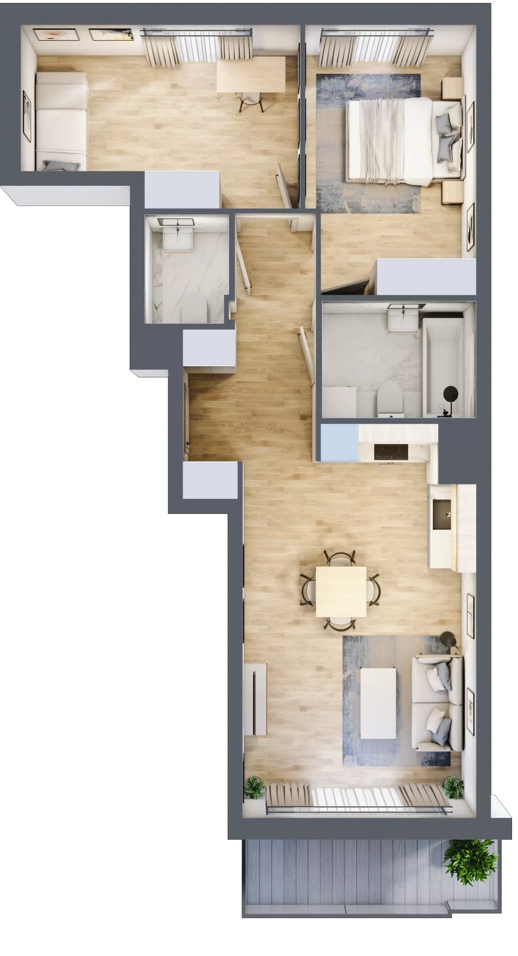 3 pokoje, mieszkanie 59,75 m², piętro 3, oferta nr 8A013, Ursus Centralny, Warszawa, Ursus, Szamoty, ul. Kazimierza Gierdziejewskiego