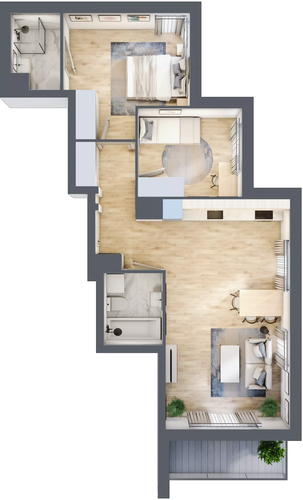 3 pokoje, mieszkanie 61,00 m², piętro 1, oferta nr 8B038, Ursus Centralny, Warszawa, Ursus, Szamoty, ul. Kazimierza Gierdziejewskiego