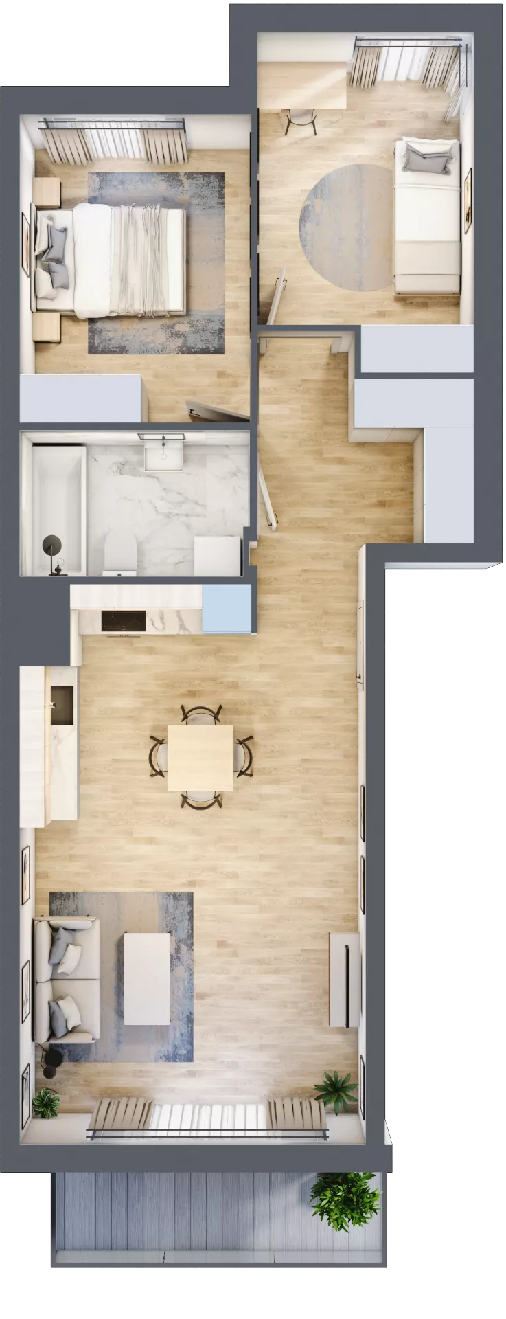 3 pokoje, mieszkanie 61,61 m², piętro 3, oferta nr 8B046, Ursus Centralny, Warszawa, Ursus, Szamoty, ul. Kazimierza Gierdziejewskiego