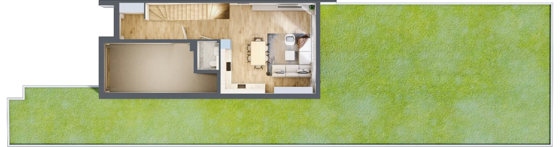 Dom 129,09 m², oferta nr 1A-2, Osiedle Wyjątkowa, Łomianki, ul. Wyjątkowa