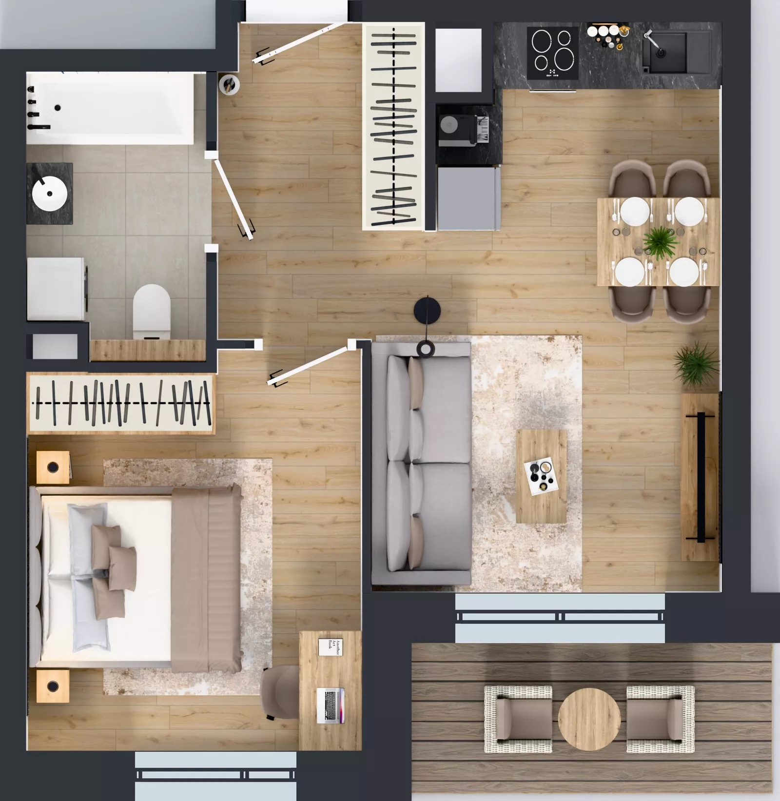 2 pokoje, mieszkanie 38,37 m², piętro 1, oferta nr A/39, Osiedle Warszawska - etap IV, Gdańsk, Ujeścisko-Łostowice, Ujeścisko, ul. Warszawska