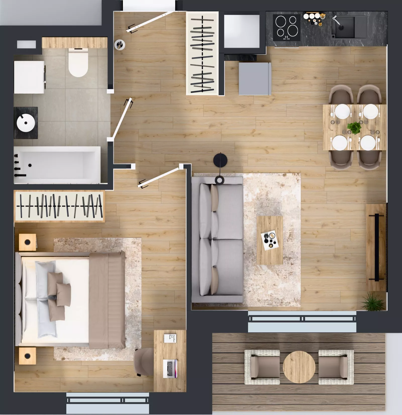 2 pokoje, mieszkanie 39,96 m², piętro 5, oferta nr A/83, Osiedle Warszawska - etap IV, Gdańsk, Ujeścisko-Łostowice, Ujeścisko, ul. Warszawska