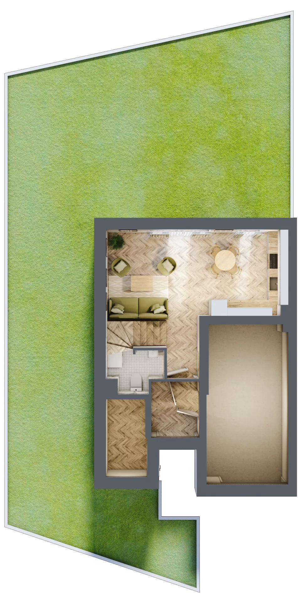 Dom 146,01 m², oferta nr 23.1, Osiedle Albatrosów I, Kraków, Podgórze, Rybitwy, ul. Albatrosów