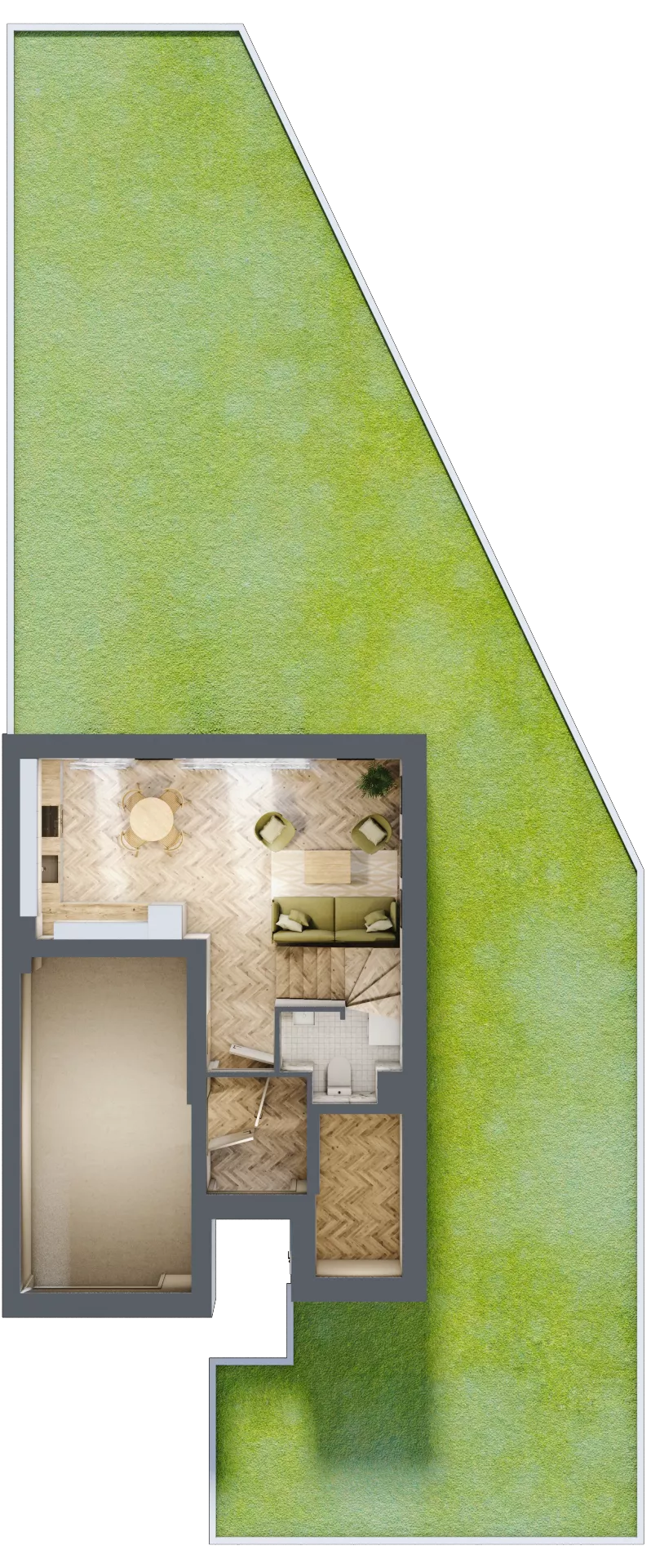 Dom 146,09 m², oferta nr 23C.2, Osiedle Albatrosów I, Kraków, Podgórze, Rybitwy, ul. Albatrosów