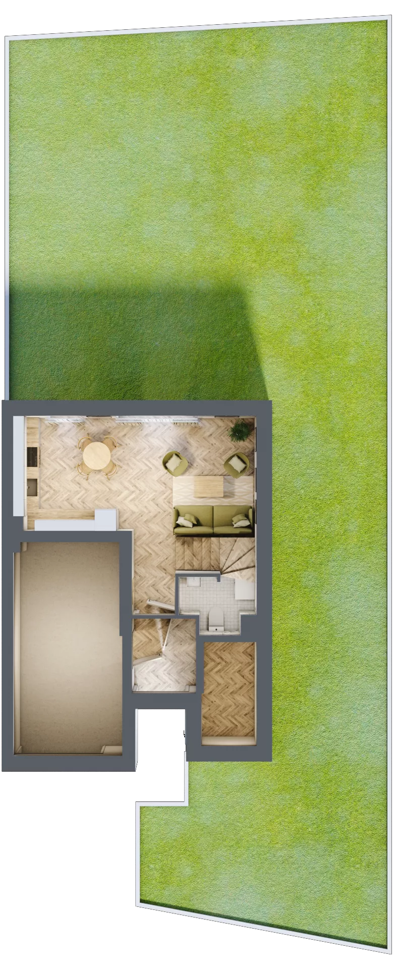 Dom 145,67 m², oferta nr 25.1, Osiedle Albatrosów I, Kraków, Podgórze, Rybitwy, ul. Albatrosów