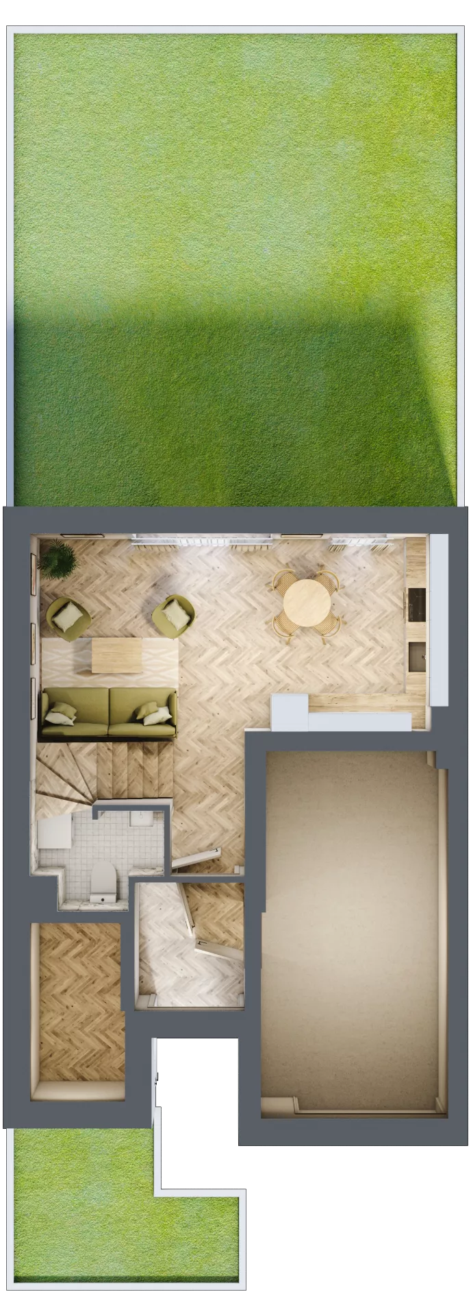Dom 146,12 m², oferta nr 25.2, Osiedle Albatrosów I, Kraków, Podgórze, Rybitwy, ul. Albatrosów