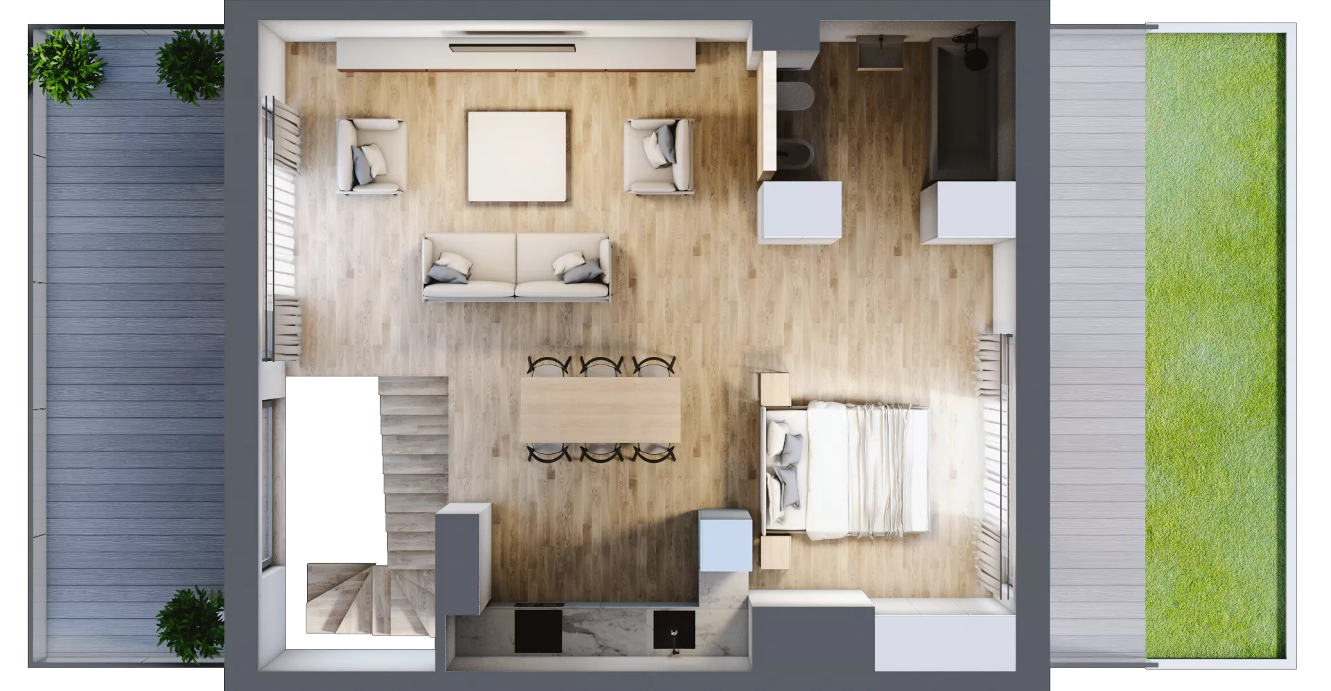 4 pokoje, mieszkanie 102,25 m², piętro 3, oferta nr 1_44, Ogrody Wiślane VI, Warszawa, Białołęka, Tarchomin, ul. Aluzyjna 12