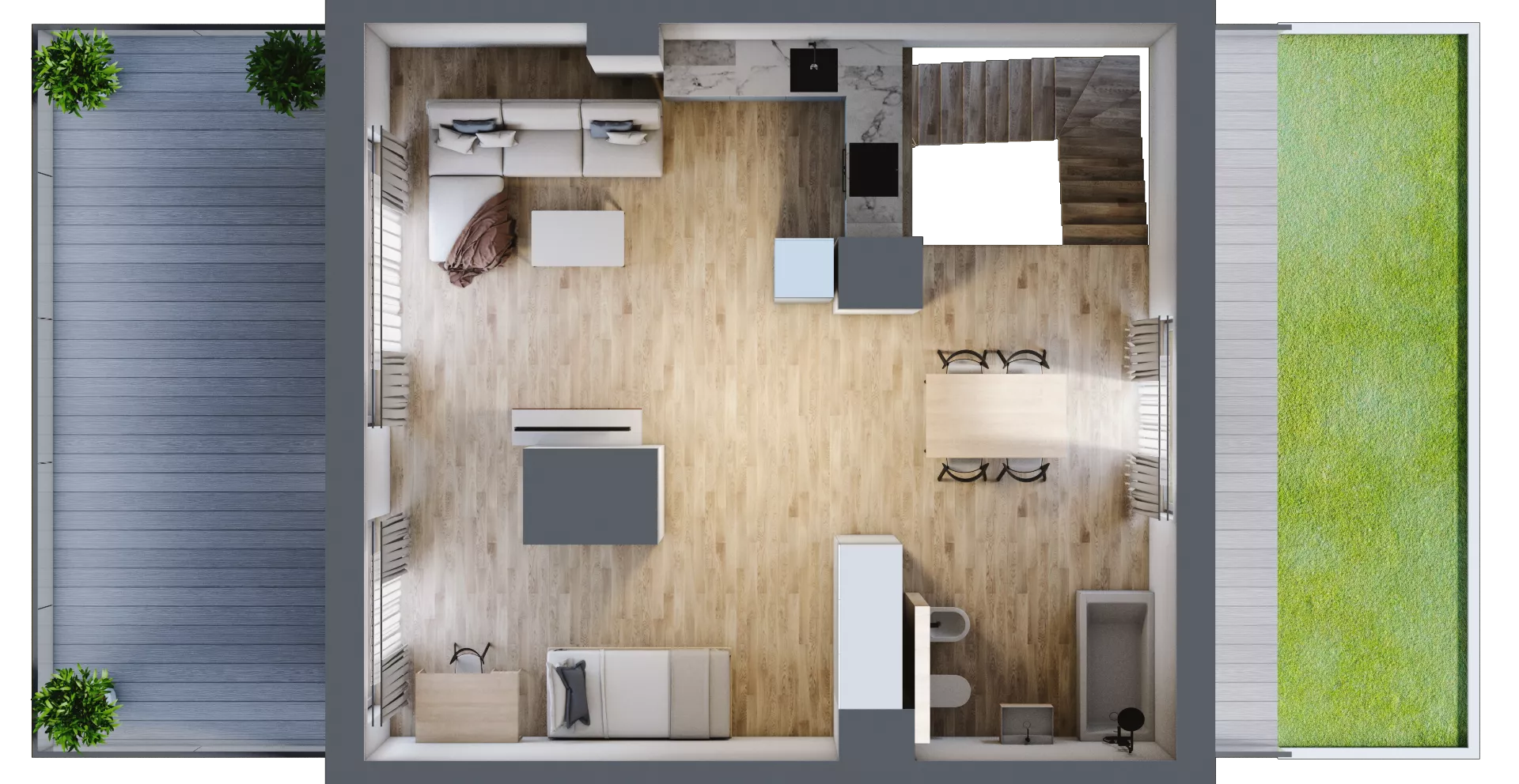 4 pokoje, mieszkanie 103,63 m², piętro 3, oferta nr 2_44, Ogrody Wiślane VI, Warszawa, Białołęka, Tarchomin, ul. Aluzyjna 12
