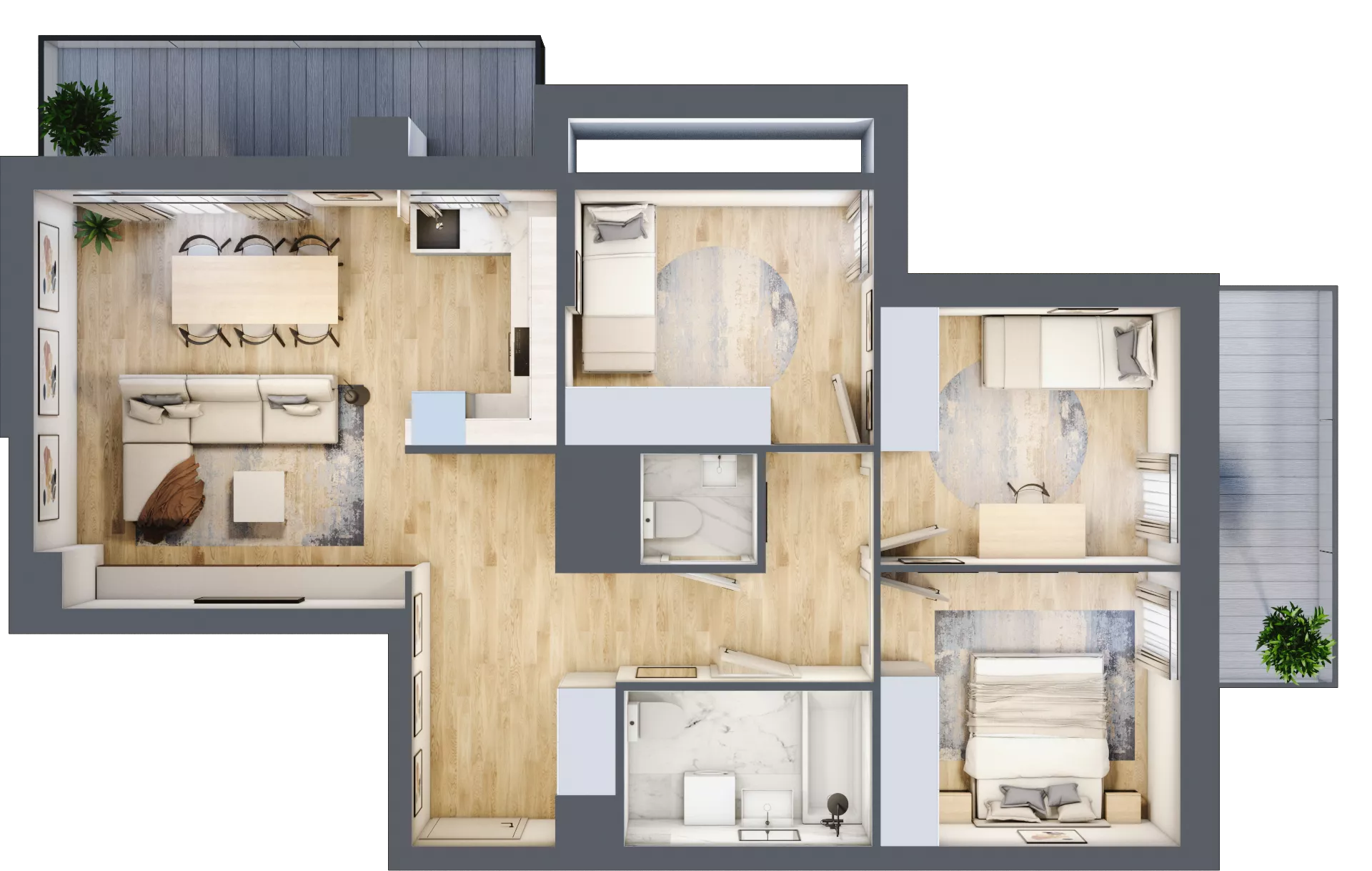 4 pokoje, mieszkanie 74,07 m², piętro 7, oferta nr A-B171, Warszawski Świt, Warszawa, Targówek, Bródno, ul. Warszawski Świt 5