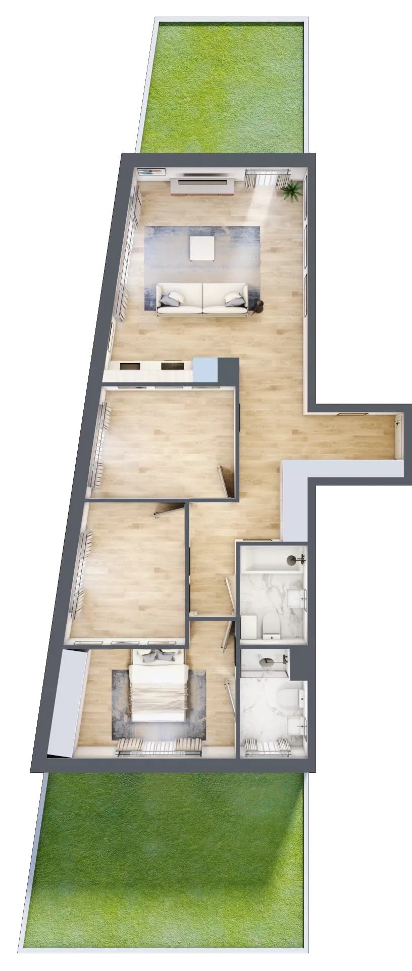 4 pokoje, mieszkanie 84,02 m², parter, oferta nr RM/1B/J/0/2, Rytm Mokotowa 1B, Warszawa, Mokotów, Augustówka, ul. Antoniewska / Piramowicza