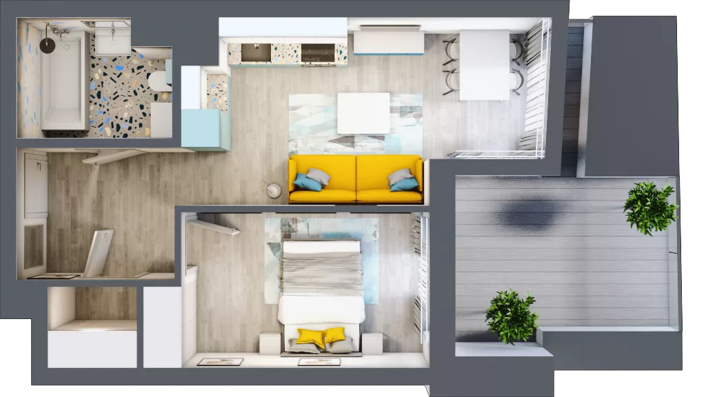 1 pokój, mieszkanie 34,50 m², piętro 5, oferta nr B.G247, Miasto Polskich Mistrzów Olimpijskich - Paryż, Mysiadło, ul. Olimpijska