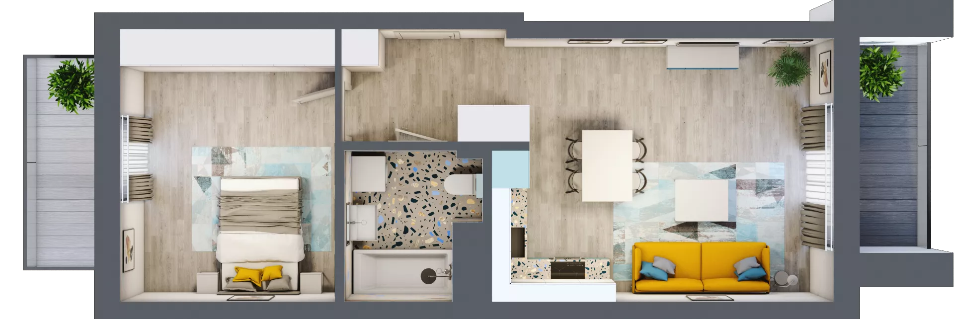 2 pokoje, mieszkanie 47,14 m², piętro 5, oferta nr B.I285, Miasto Polskich Mistrzów Olimpijskich - Paryż, Mysiadło, ul. Olimpijska