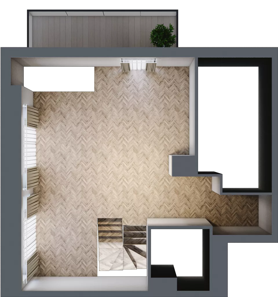 2 pokoje, mieszkanie 83,31 m², piętro 2, oferta nr A/17, Aalto, Gdańsk, Wrzeszcz, ul. Ogrodowa