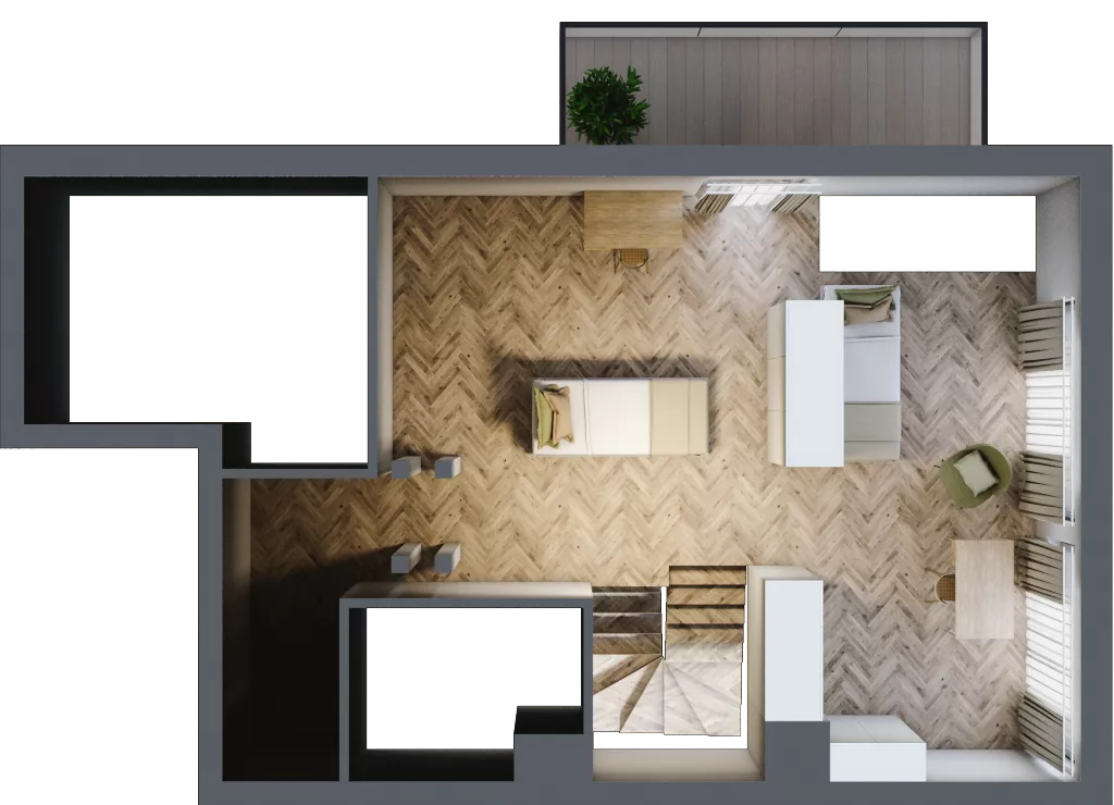 3 pokoje, mieszkanie 84,32 m², piętro 2, oferta nr E/11, Aalto, Gdańsk, Wrzeszcz, ul. Ogrodowa