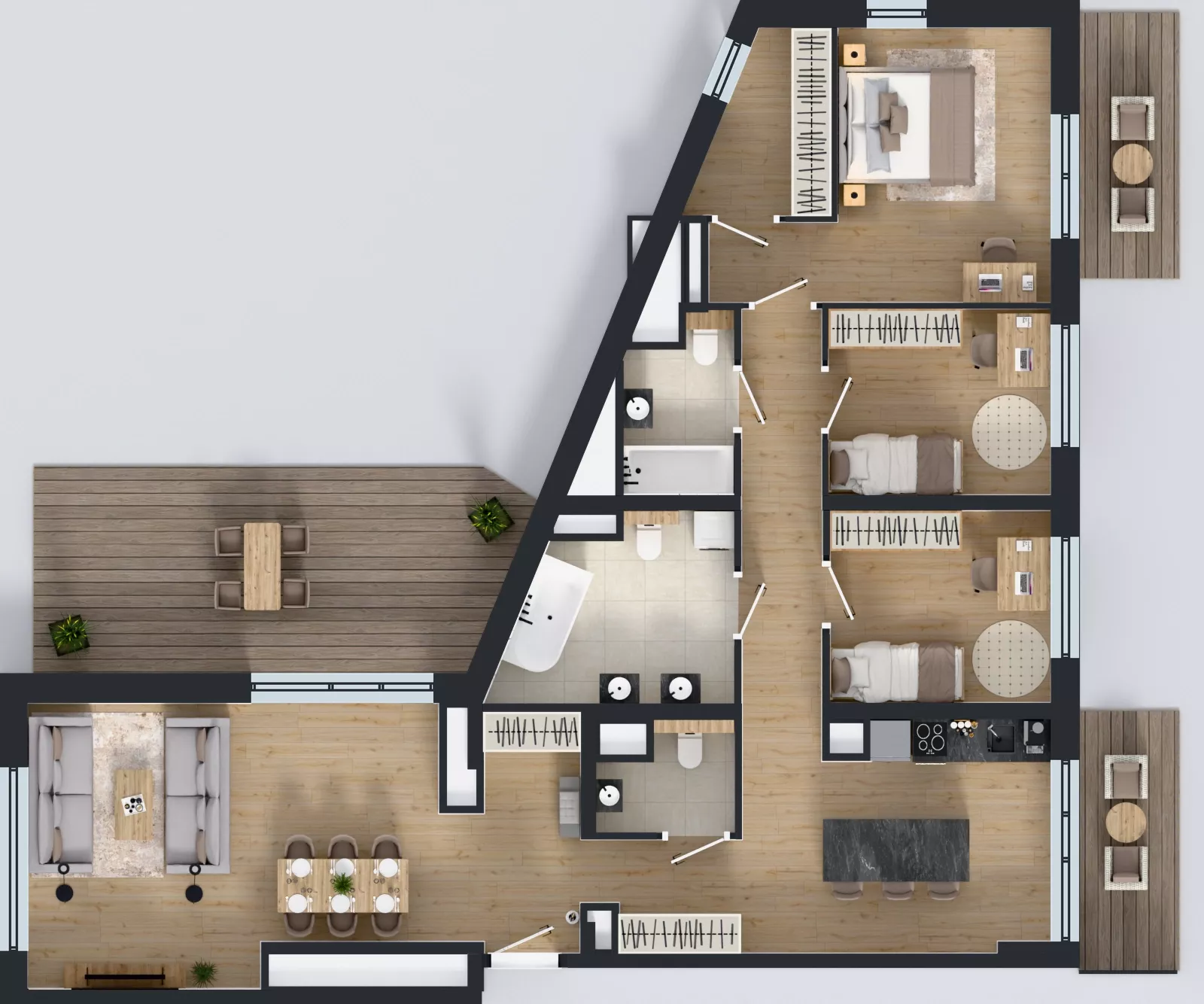 4 pokoje, mieszkanie 112,09 m², piętro 9, oferta nr A.9.5, Żywiecka Vita, Gdańsk, Wrzeszcz, Wrzeszcz Dolny, ul. Żywiecka 2C