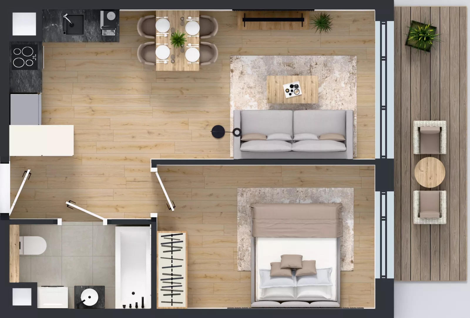2 pokoje, mieszkanie 39,48 m², piętro 2, oferta nr AA0211, Pilczycka Vita, Wrocław, Pilczyce-Kozanów-Popowice Północne, Pilczyce, ul. Pilczycka 195