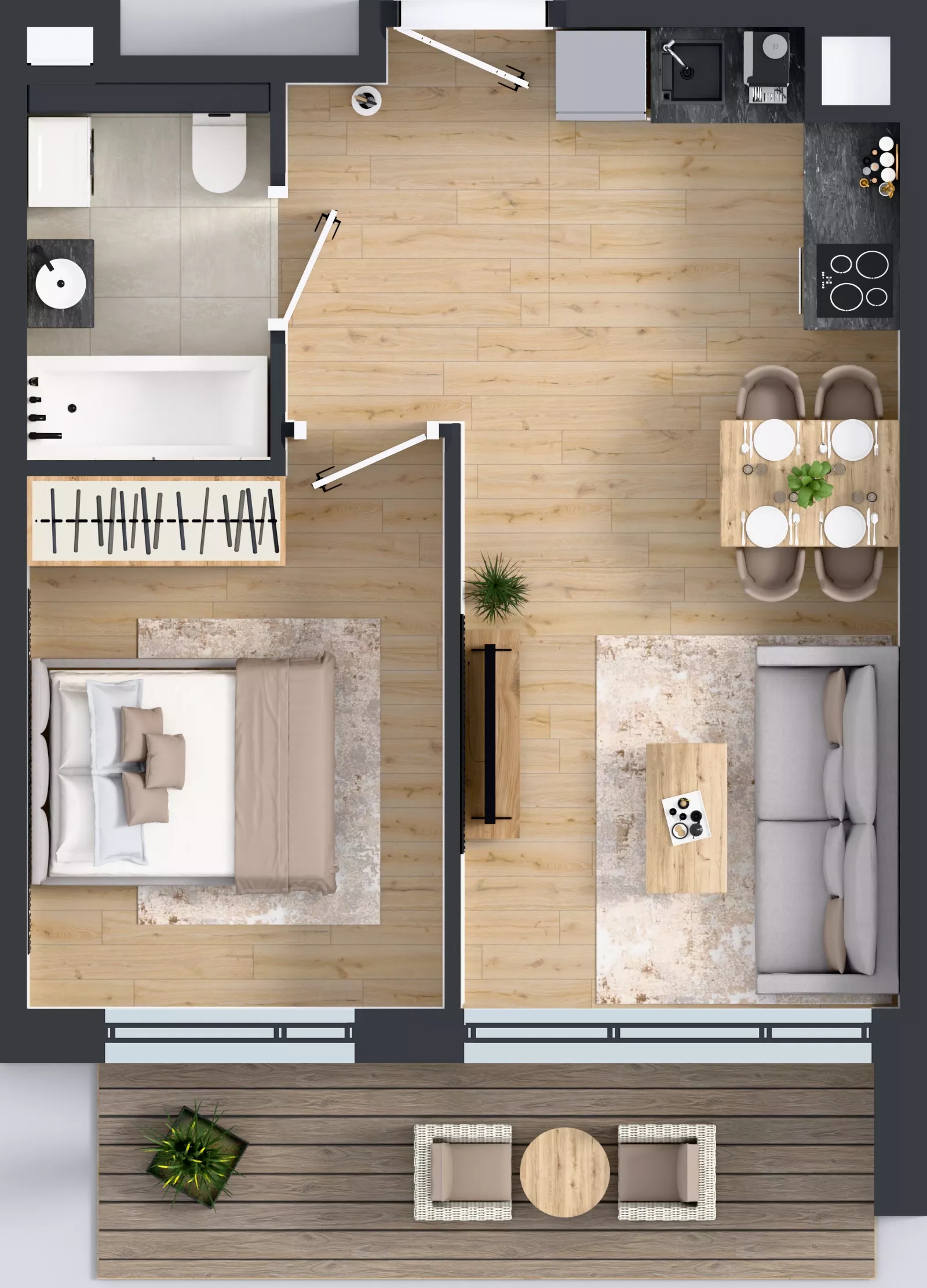 2 pokoje, mieszkanie 35,67 m², piętro 1, oferta nr BB0108, Pilczycka Vita, Wrocław, Pilczyce-Kozanów-Popowice Północne, Pilczyce, ul. Pilczycka 195