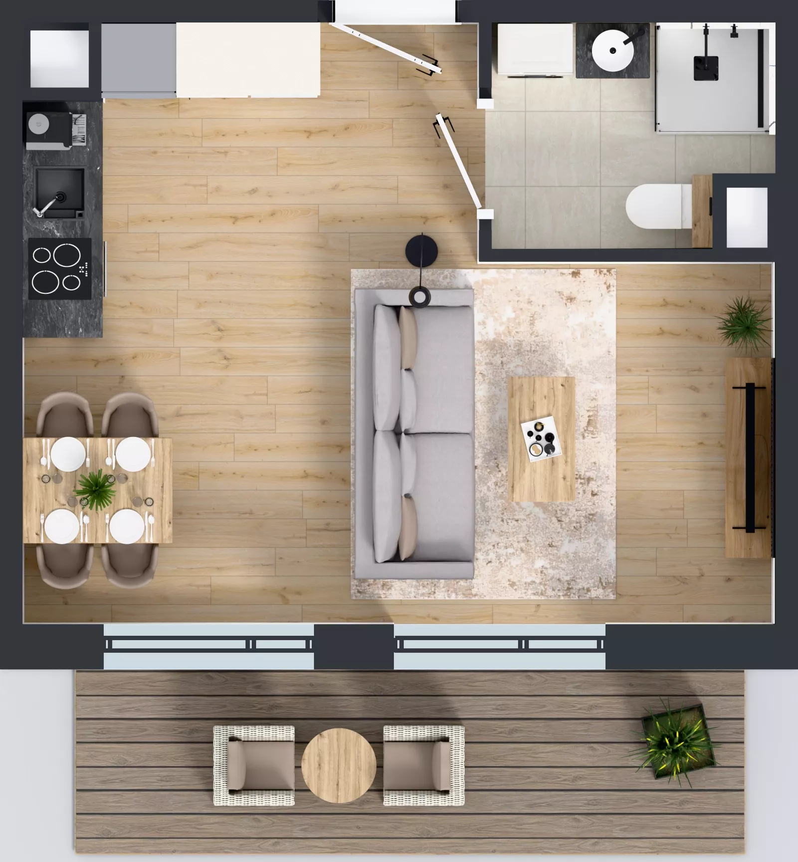 1 pokój, mieszkanie 27,66 m², piętro 2, oferta nr BB0203, Pilczycka Vita, Wrocław, Pilczyce-Kozanów-Popowice Północne, Pilczyce, ul. Pilczycka 195