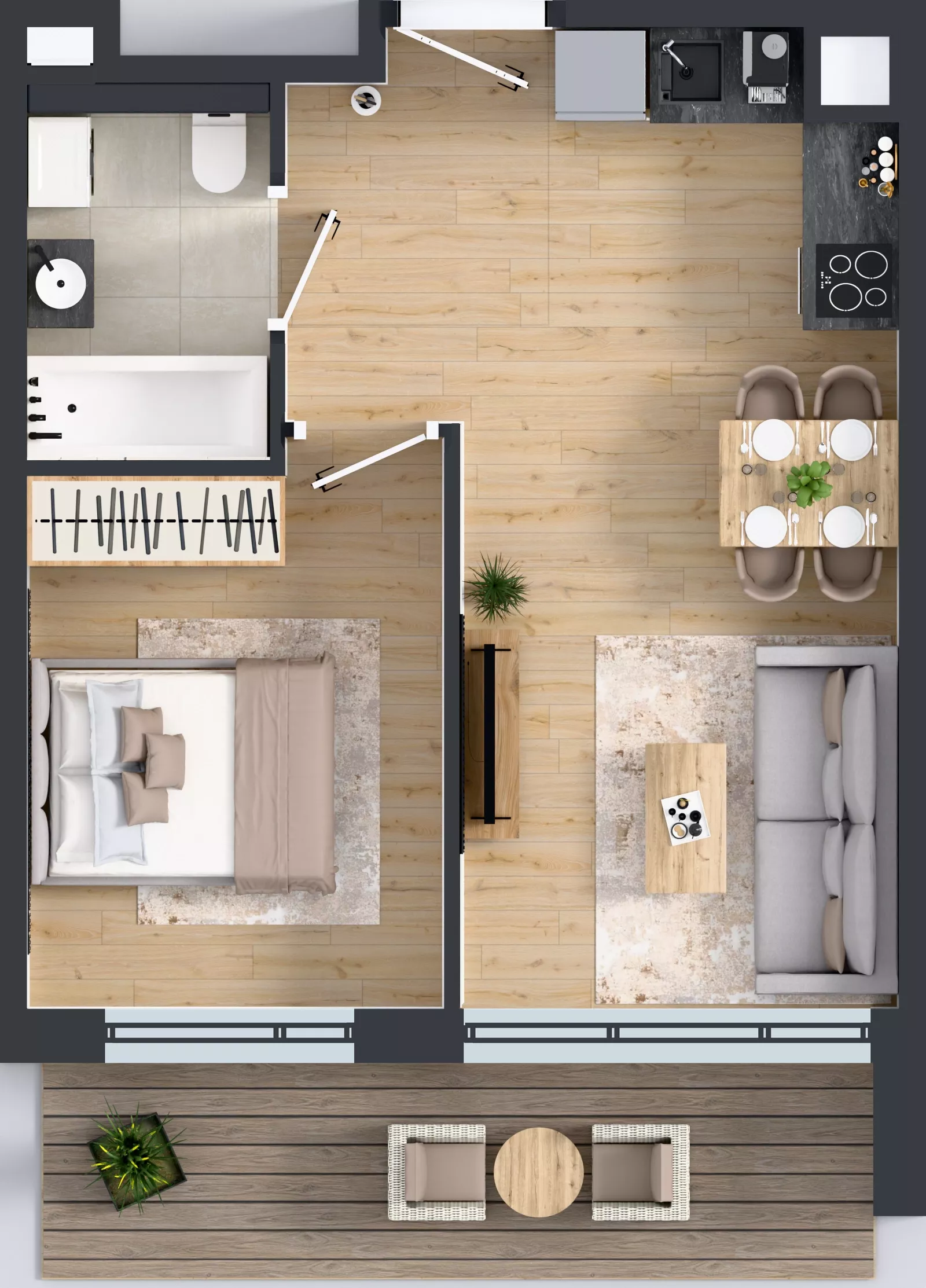 2 pokoje, mieszkanie 35,67 m², piętro 4, oferta nr BB0407, Pilczycka Vita, Wrocław, Pilczyce-Kozanów-Popowice Północne, Pilczyce, ul. Pilczycka 195
